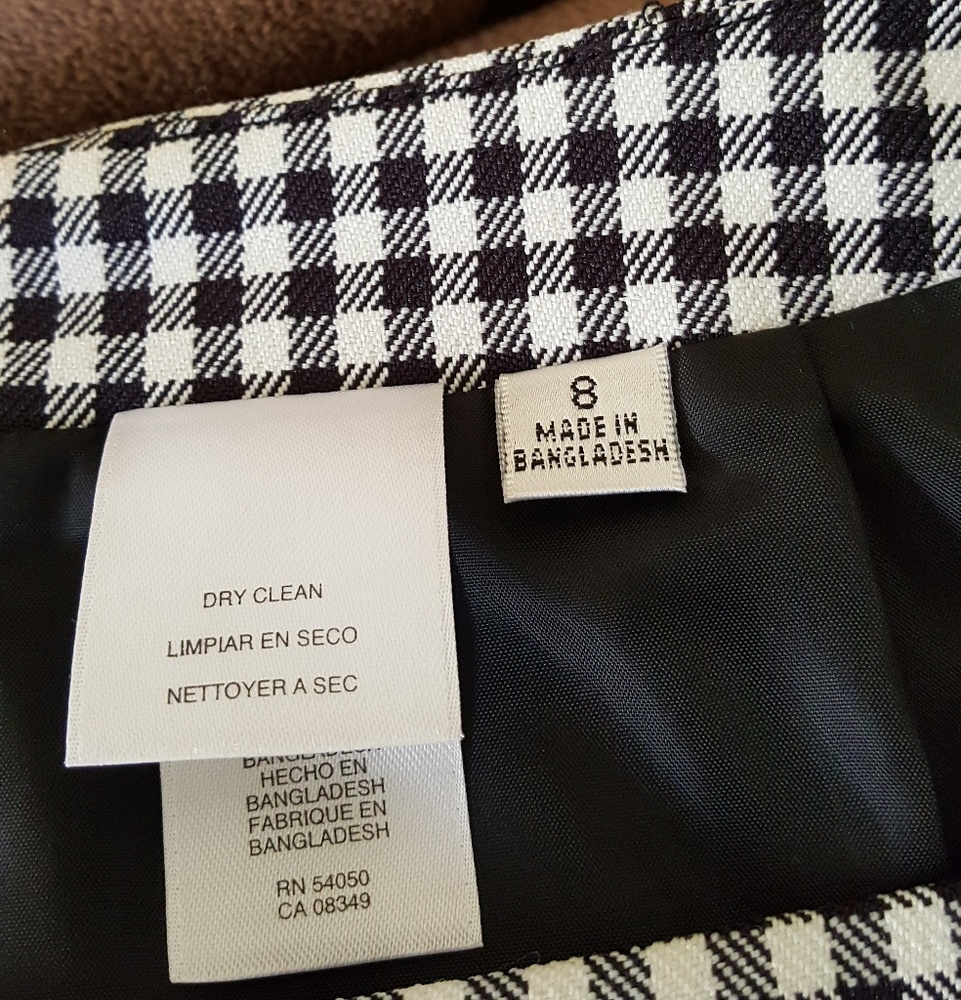 GUC Black & White Checkered Skirt - Picture 4 of 4